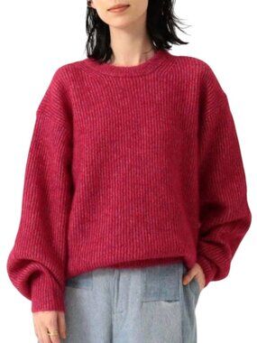 NWT Sayaka Davis Mohair Raglan Pullover Sweater M Raspberry